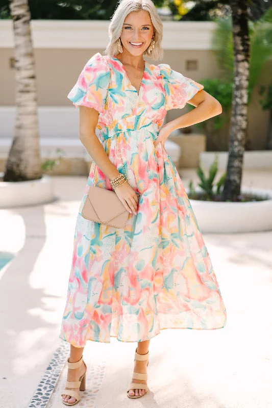 Versatile Itinerary All Over Again Pink Floral Dress