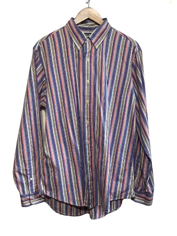 Goddess Outfit Polo Ralph Lauren Striped Shirt (Size L)