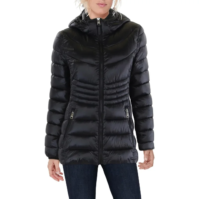 Basic Version DKNY Womens Quilted Packable Puffer Jacket