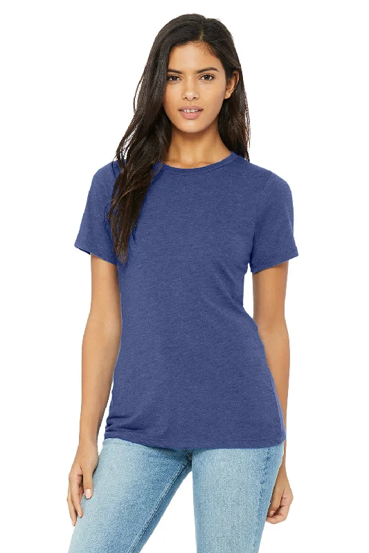 Fresh Wear Bella + Canvas Womens Short Sleeve Crewneck T-Shirt - True Royal Blue