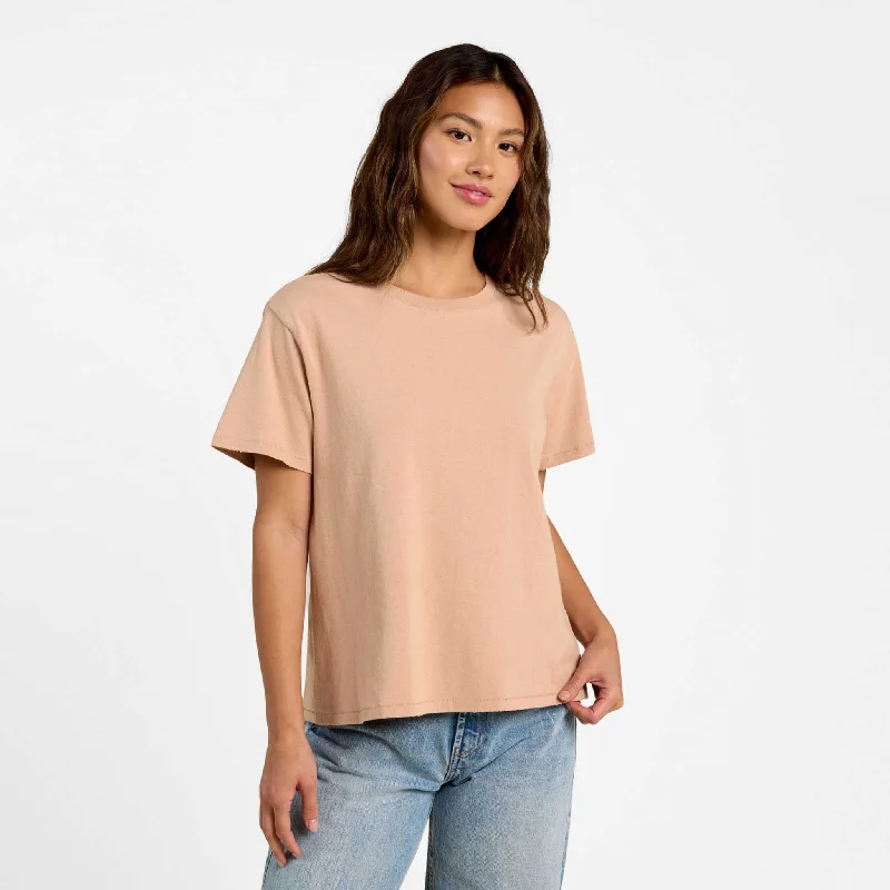 Casual Choice Vintage Cotton Everyday T-Shirt | Sand