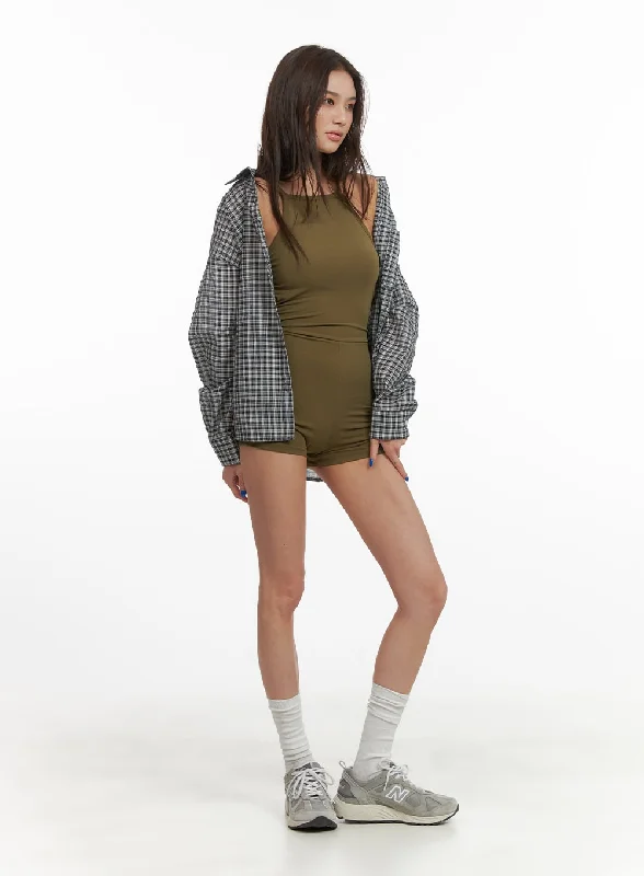 Fashion Expert Oversize Checkered Shirt CY423