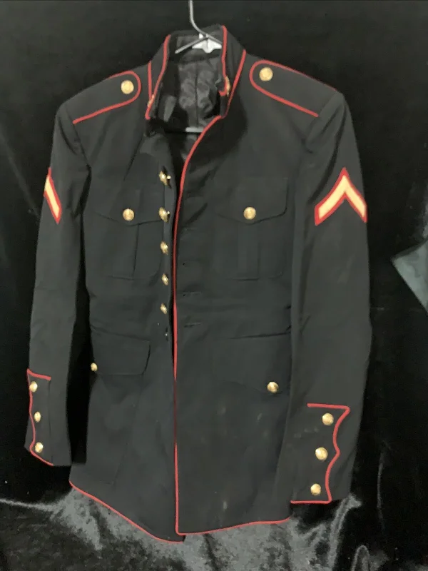 Minimal Style Authentic 36S USMC Dress Blue Jacket