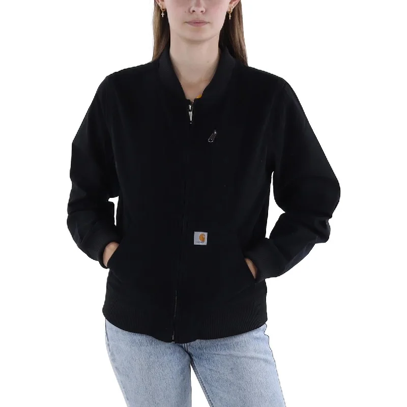 Classic Style Carhartt Womens Canvas Relaxed Fit Bomber Jacket