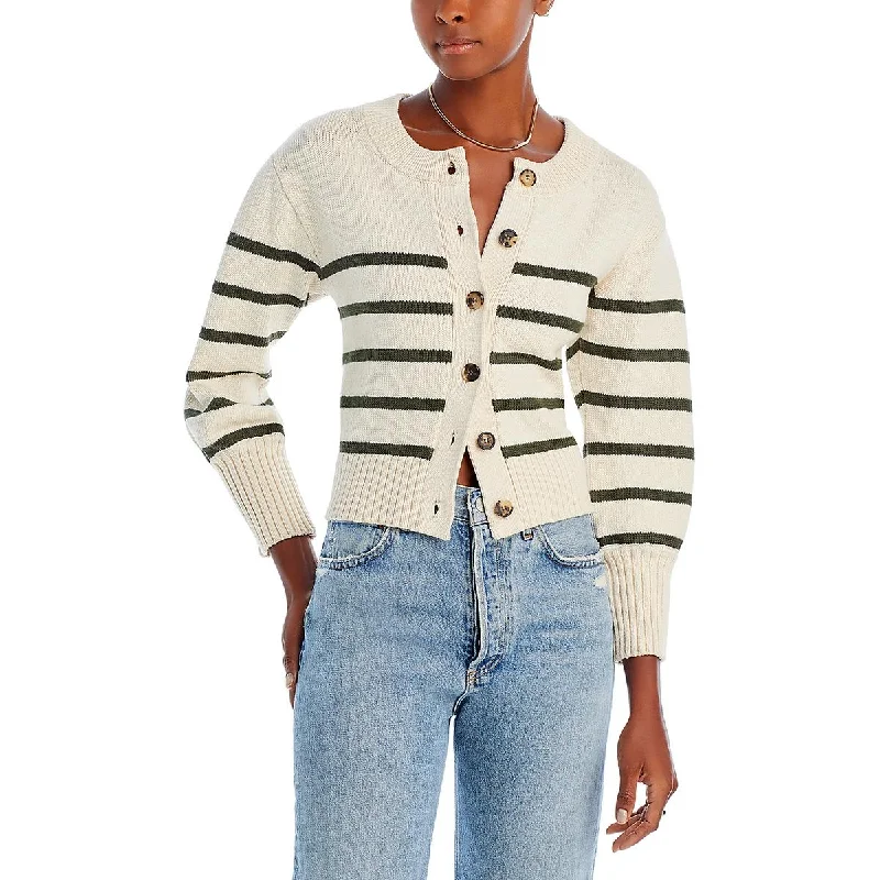 Luxury Customization Veronica Beard Womens Kylin Cardigan Ribbed Cardigan Button-Up