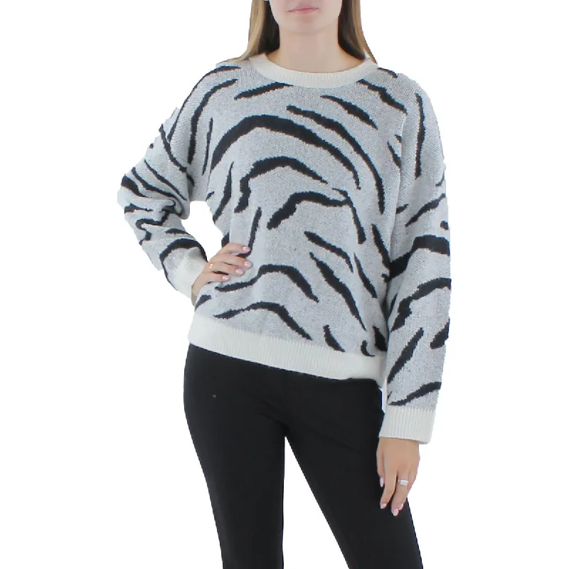 Classic Style Lucy Paris Womens Derby Zebra zebra  Pullover Sweater