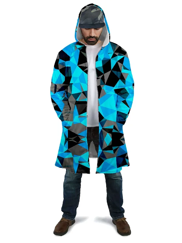 Fashionable Items Blue and Black Geo Cloak