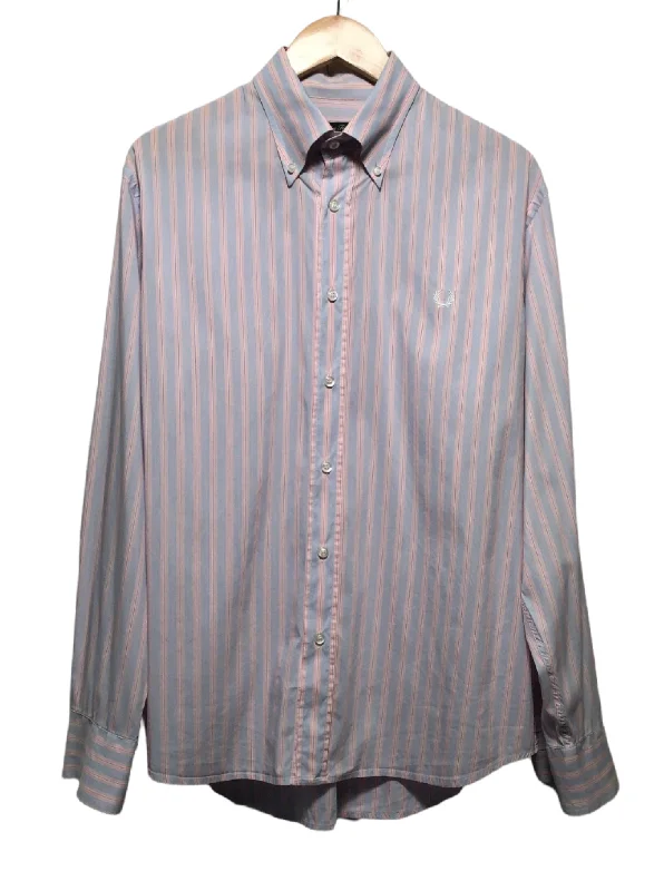 Casual Chic Fred Perry Slim Fit Striped Shirt (Size XL)