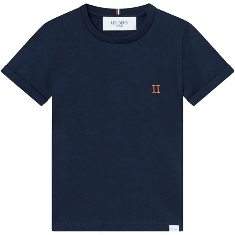 Fashion Wear Les Deux Kids Dark Navy Nørregaard T-Shirt