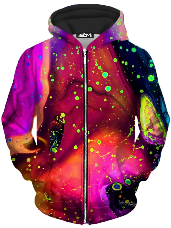 Daily Comfort Cosmos Unisex Zip-Up Hoodie