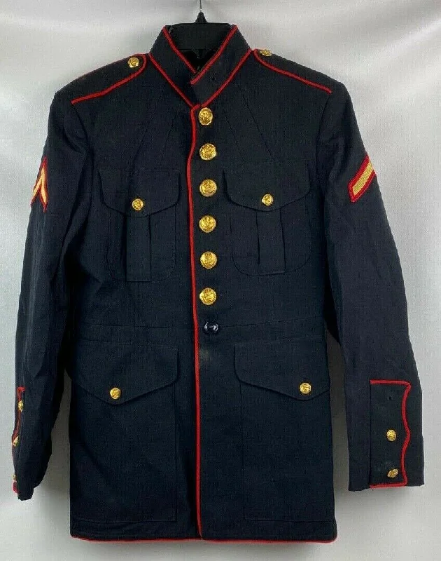 Warm Comfort Authentic 40S USMC Dress Blue Uniform Jacket