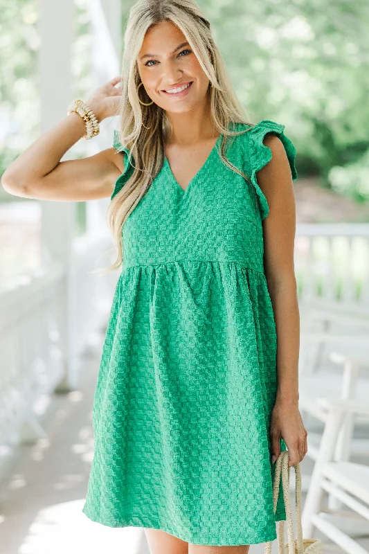 Easy Fashion This Is The Life Green Babydoll Dress