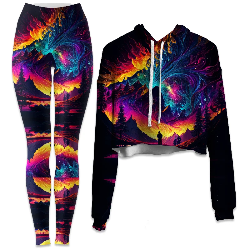 Sports Series Tundra Crop Hoodie and Leggings Combo