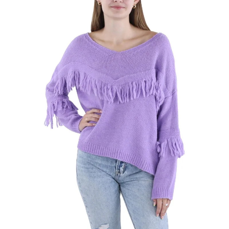 Goddess Style OWN IT. Womens Crochet Knit Pullover Sweater