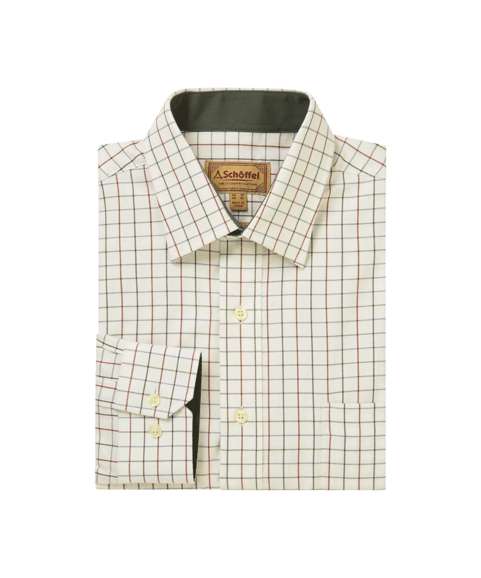 Fashion Must-have Schoffel Men's Burnham Tattersall Classic Shirt