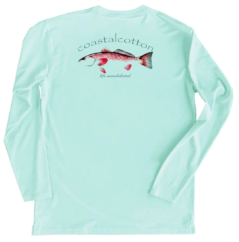 Trends Bay Green Redfish Performance Tee