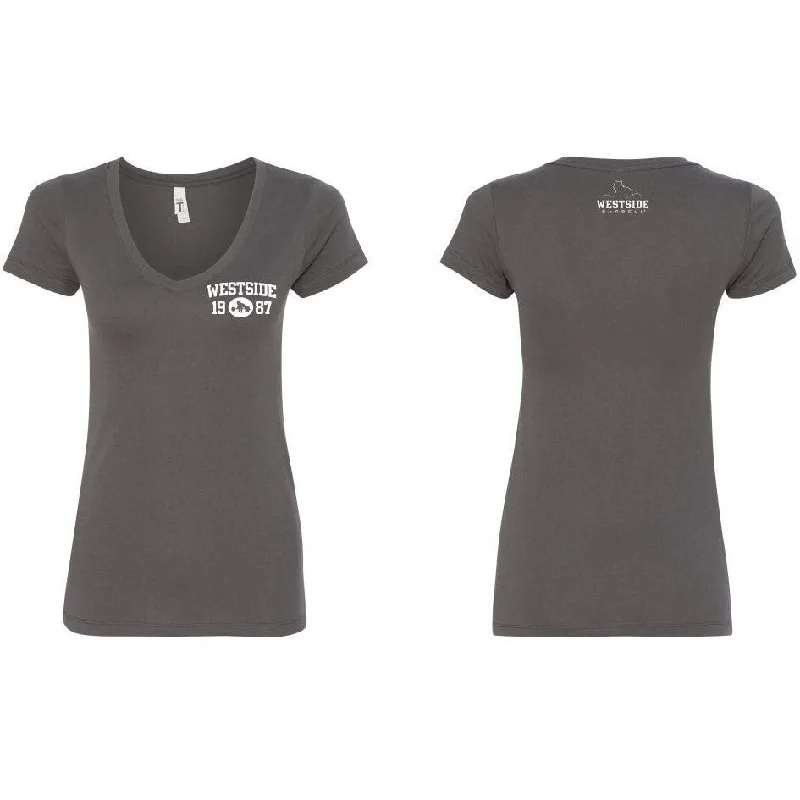 Must-have For Autumn And Winter WSBB Women's V-Neck T-shirt