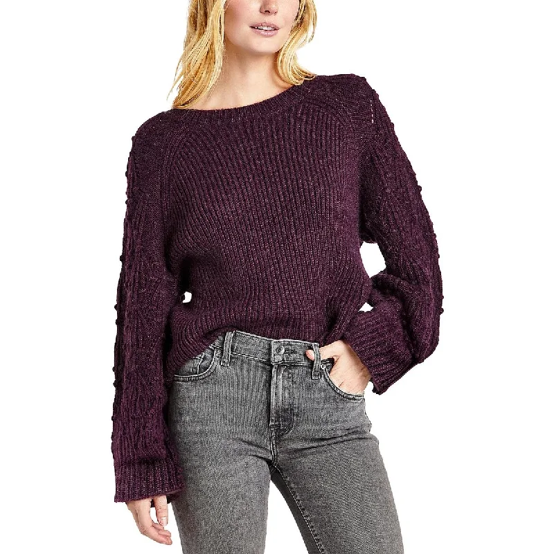 Versatile Wear Splendid Womens Rayne Mohair Blend Pullover Crewneck Sweater