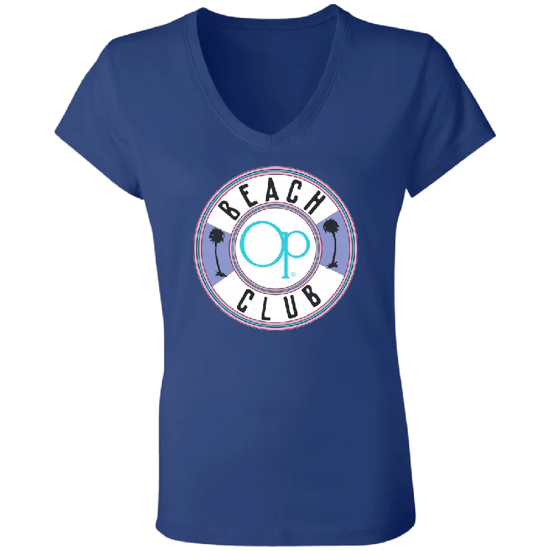 Body Design Her Beach Club V-Neck Tee