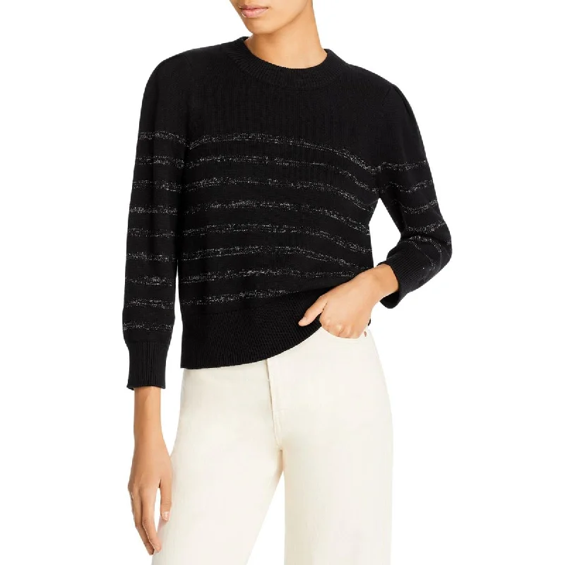 New Products Rails Womens Cuffed Striped Crewneck Sweater