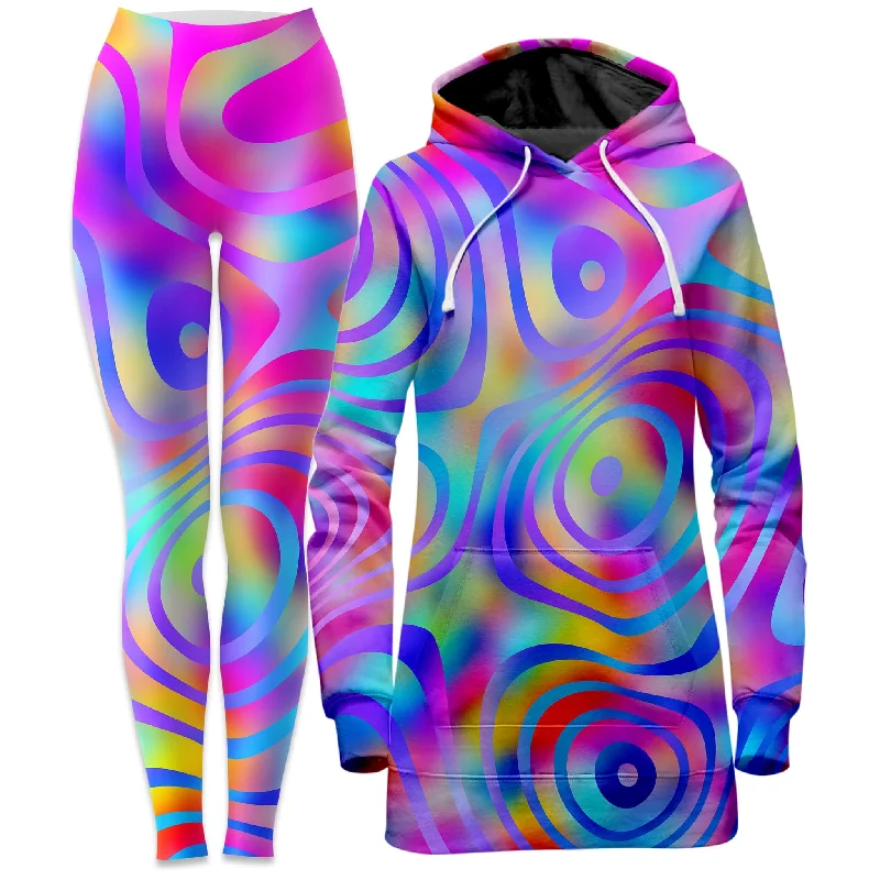 Lounge Wear Cali Dreaming Hoodie Dress and Leggings Combo