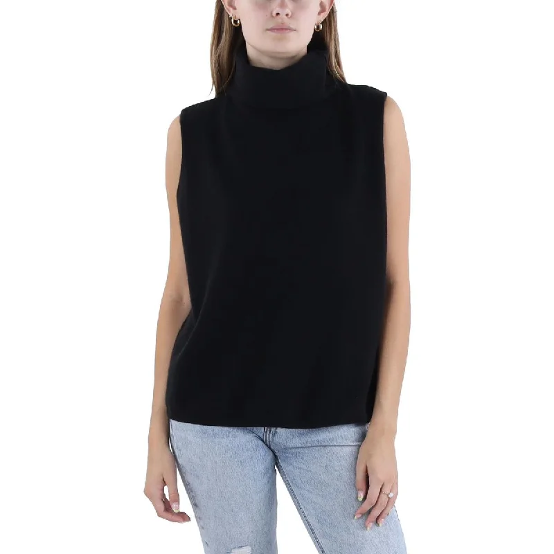 Exquisite Design Lauren Ralph Lauren Womens   Cashmere Turtleneck Tank Top Sweater