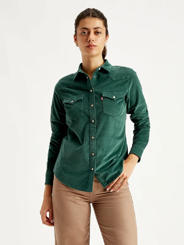 Fashion And Simplicity Women's Solid Regular Fit Shirt