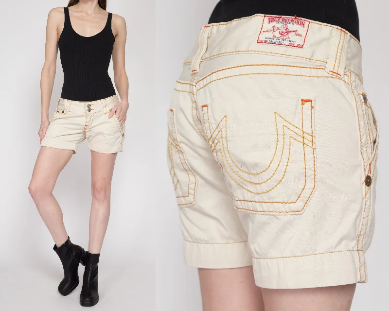 Minimal Style Medium Y2K True Religion Low Rise Shorts