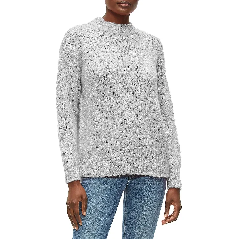 Trendy Items Michael Stars Womens Heathered Pullover Crewneck Sweater