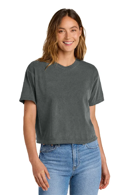 Elegant Comfort Comfort Colors Womens Short Sleeve Crewneck T-Shirt - Pepper Grey