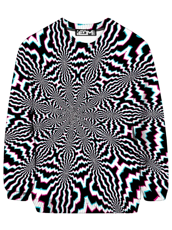 Celebrity Style Fractal Ripples Sweatshirt