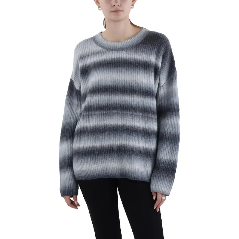 Classic Series Bobeau Womens    Crewneck Ombre Pullover Sweater