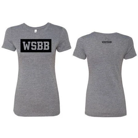 High-end Customization Women's WSBB™ Heather Grey Triblend T