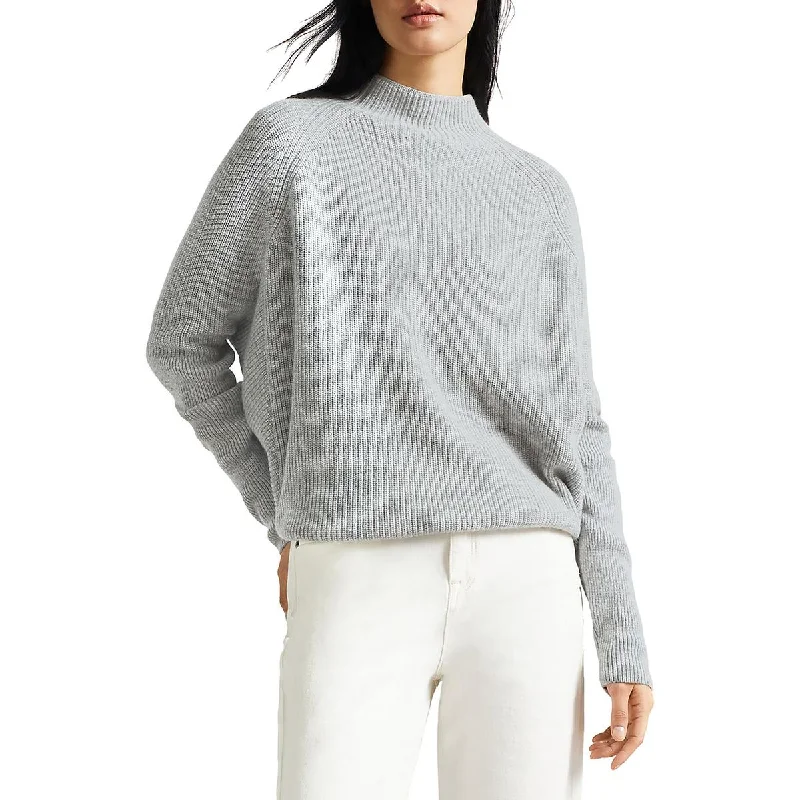 Energy Plan Ted Baker Womens Ribbed Mock Neck Pullover Sweater