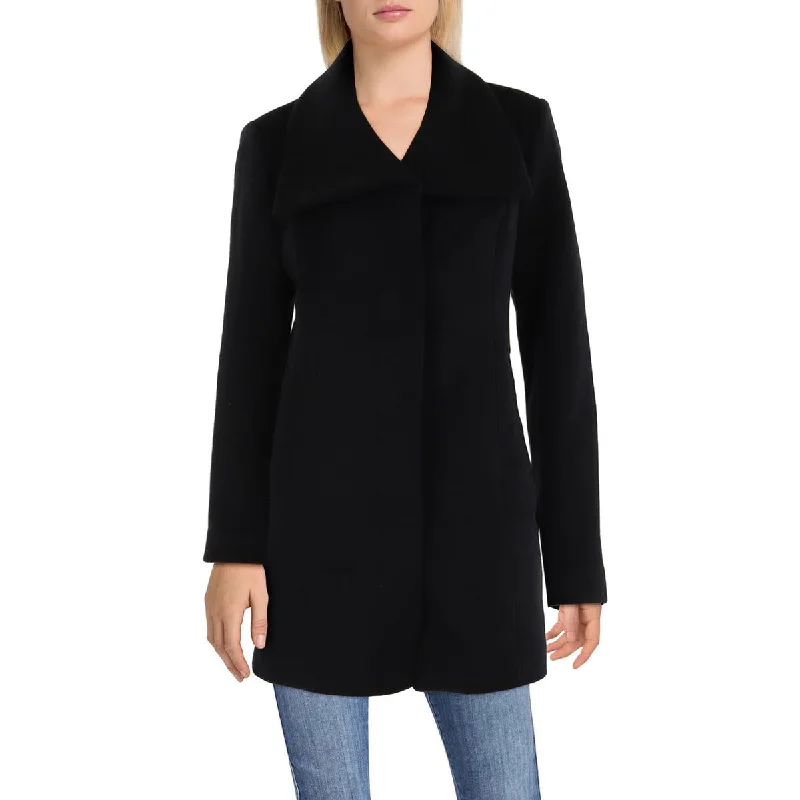 Cool Style Cole Haan Womens Wool Midi Walker Coat