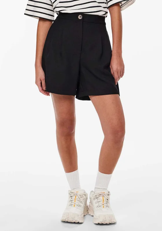 Fashion Must-have Pieces Neva Wide Shorts, Black