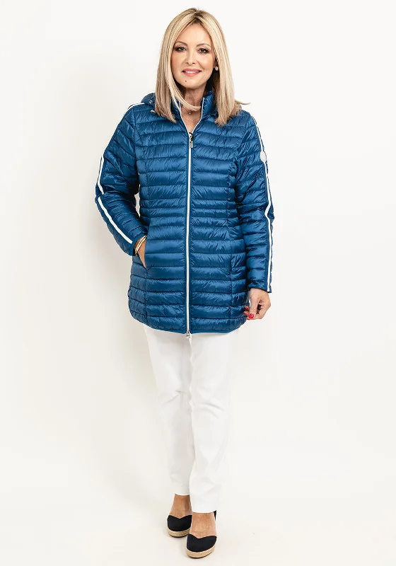 Weekend Style Normann Sporty Sleeve Quilted Jacket, Blue