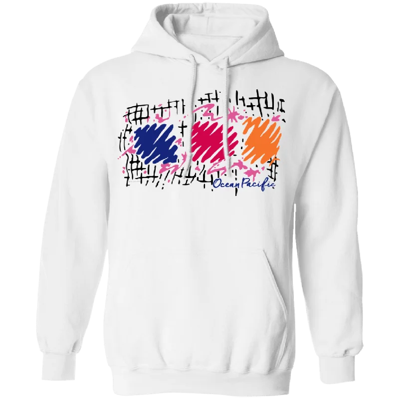 Exquisite Craftsmanship Scribble Fleece Hoodie