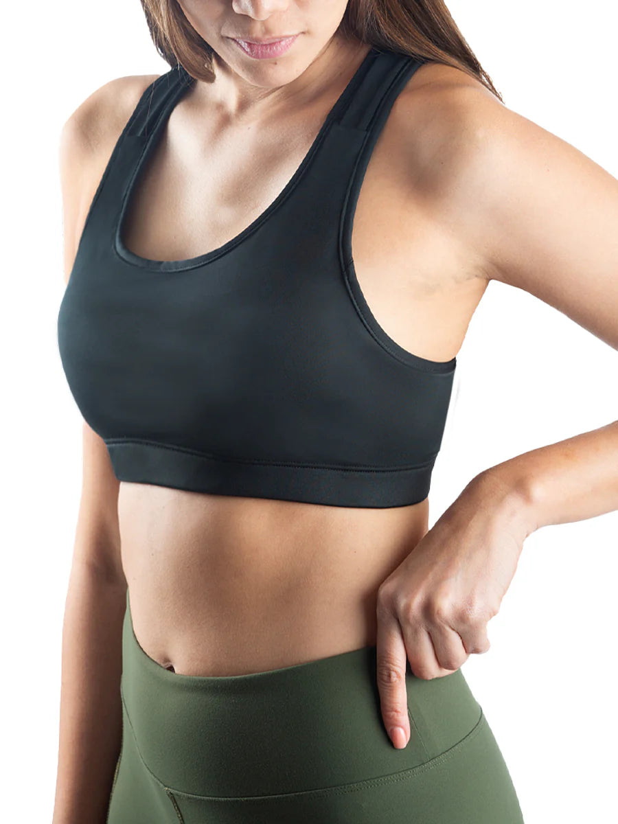 Comfortable Fashion New Color Choice: Activloops™ 2-in-1 ProWikMax™ Sports Bra 032ALBB Made in USA!