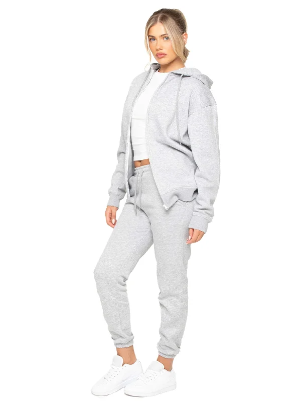 Lounge Wear Enzo | Womens Oversized Zip Hoodie Tracksuit