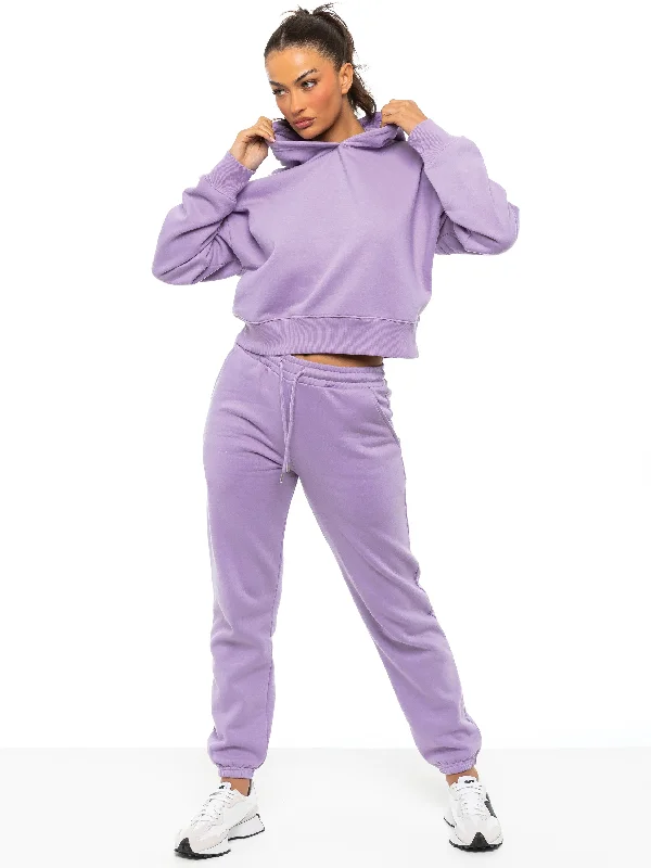 Noble And Elegant Enzo | Womens Cropped Hoodie Tracksuit