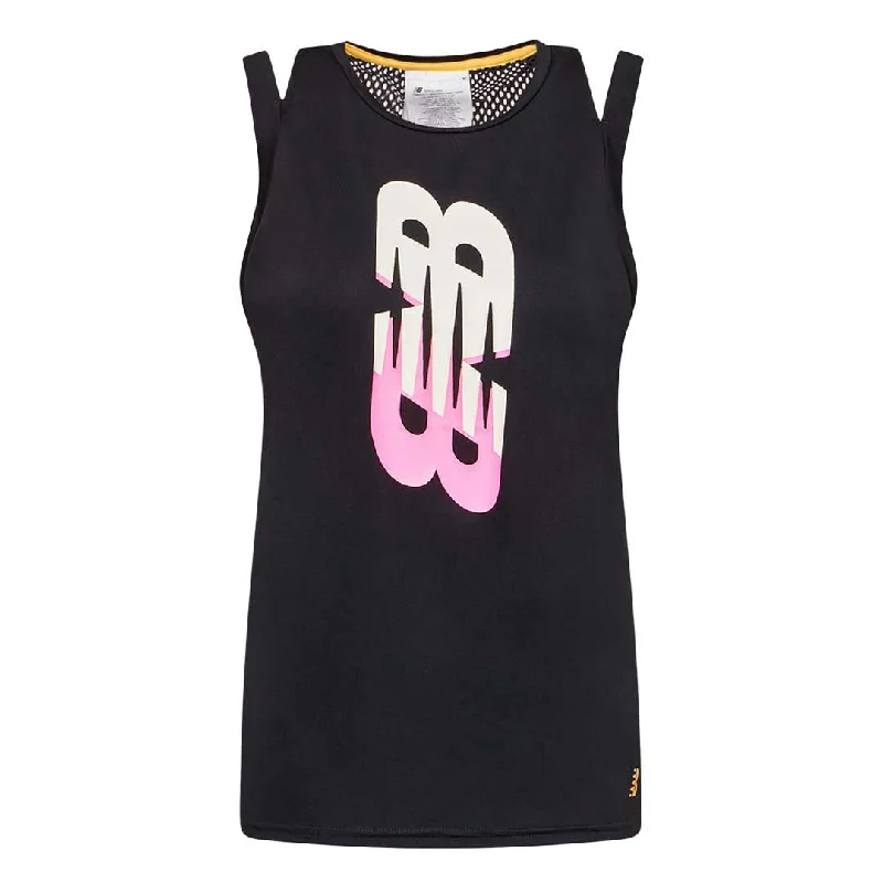 Elegant Series New Balance - Women's Relentless Fashion Tank Top (WT21172 BK)