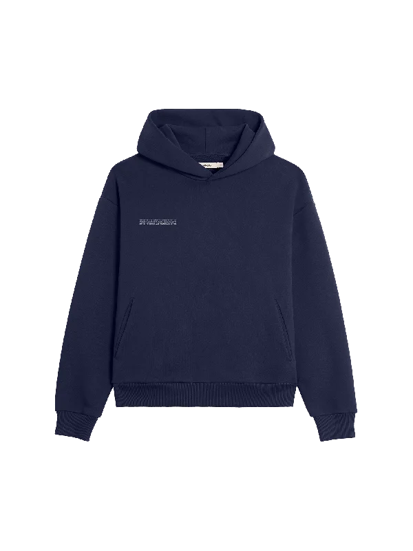 Womens 365 Midweight Hoodie—navy blue