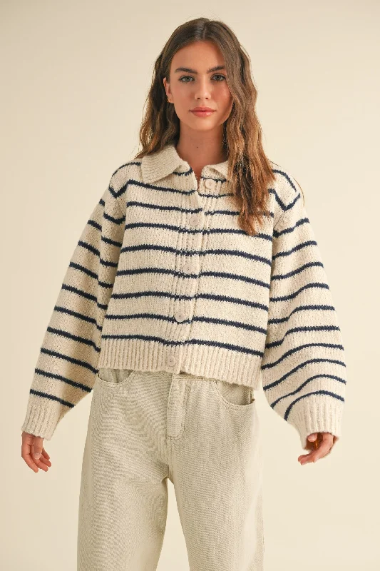 Addie Striped Cardigan