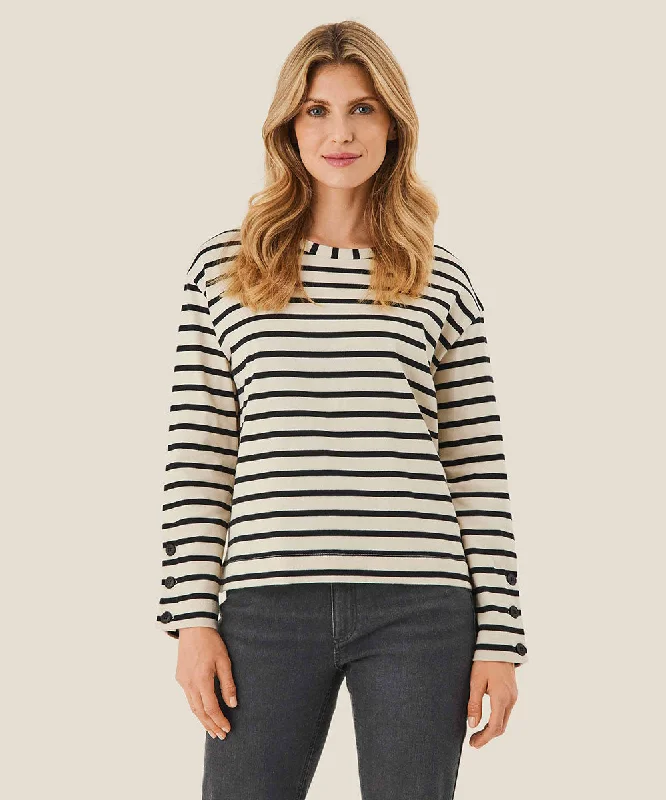 Balla Striped Long Sleeve Top