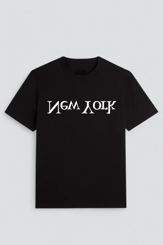 Black New York Logo T-Shirt