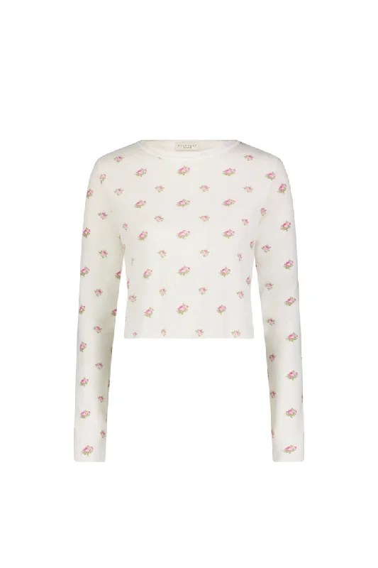 Polka Dot England Nell Crop Slouchy Top