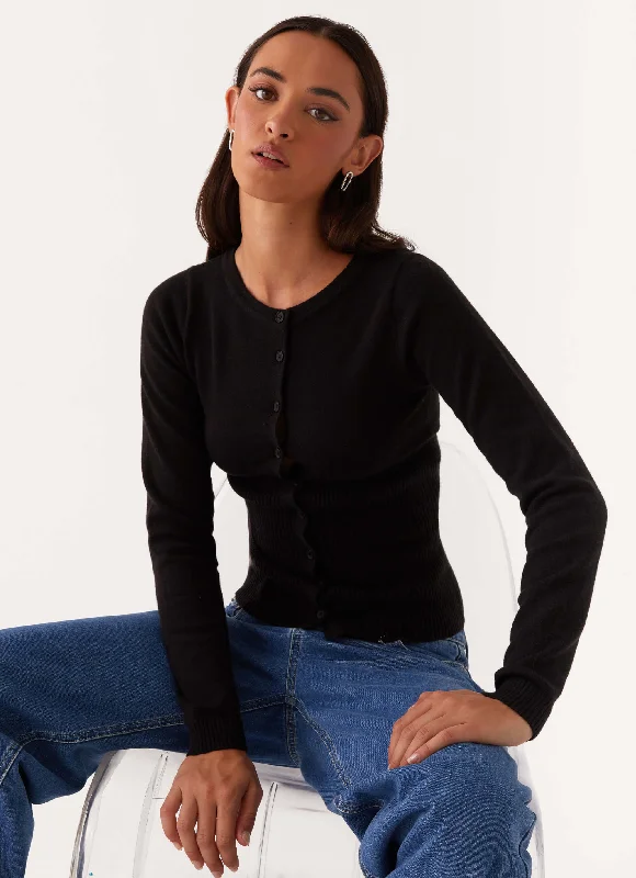 Reagan Knit Top - Black