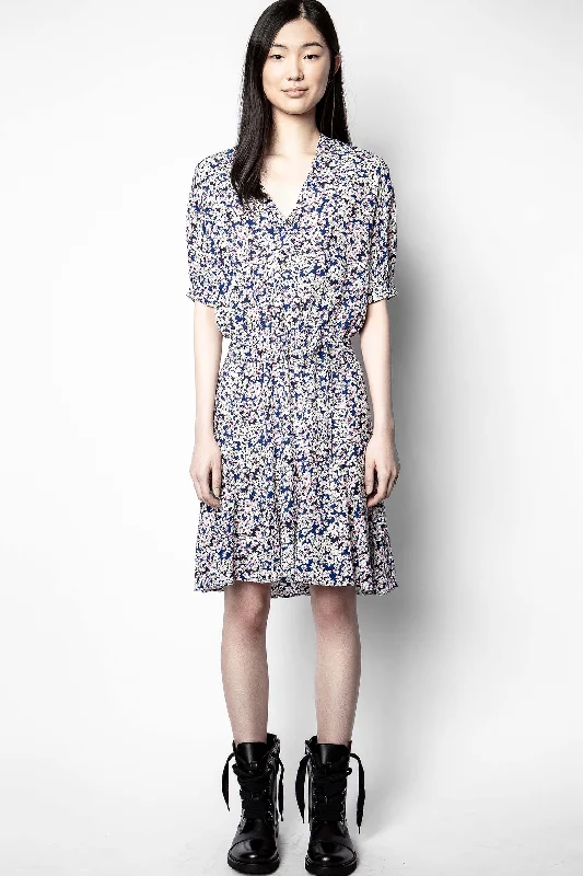 Remove Cdc Print Begonia Dress