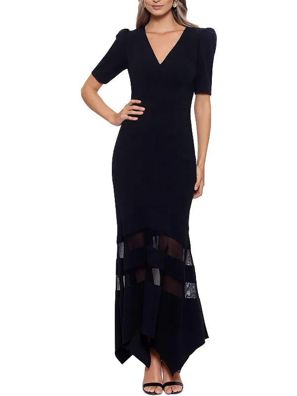 Warm Comfort Swing-style dress Womens Illusion Fit & Flare Evening Dress